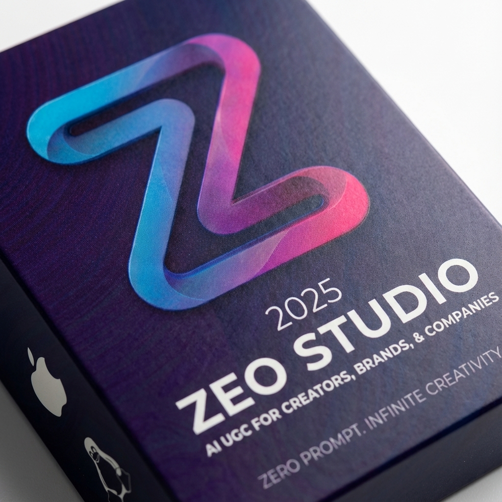 ZEO Studio 2025 - AI UGC Software – Variant 1